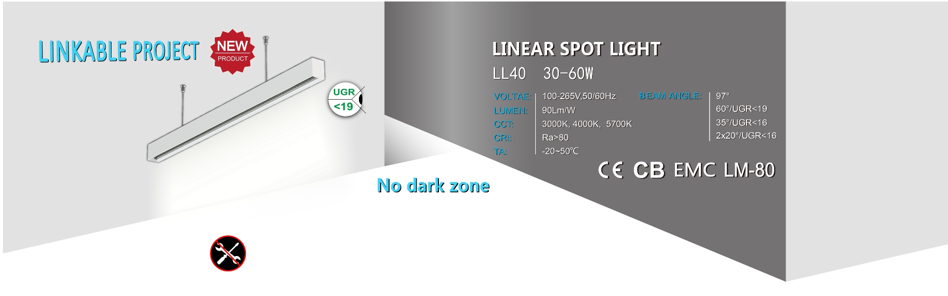 LED-lineares Licht, LED-Panel-Licht, LED-Projektbeleuchtung,Zhongshan Xiongqi Lighting Co.,Ltd